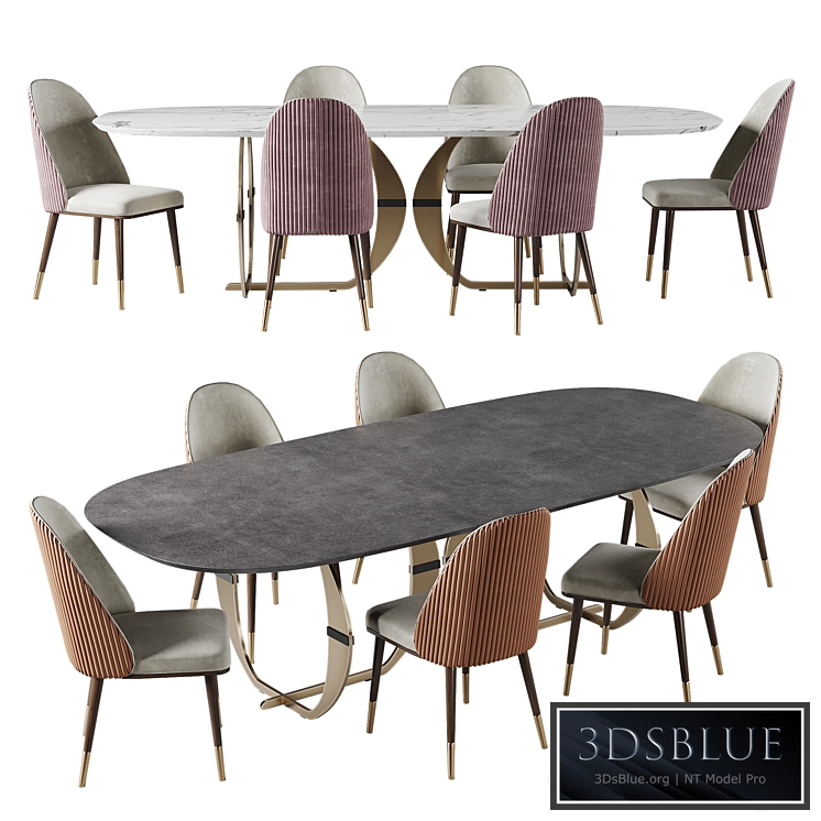 Capital Collection CONVIVIO Oval dining table and Chair