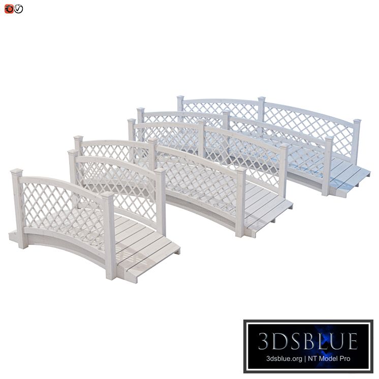 Garden bridges set 8