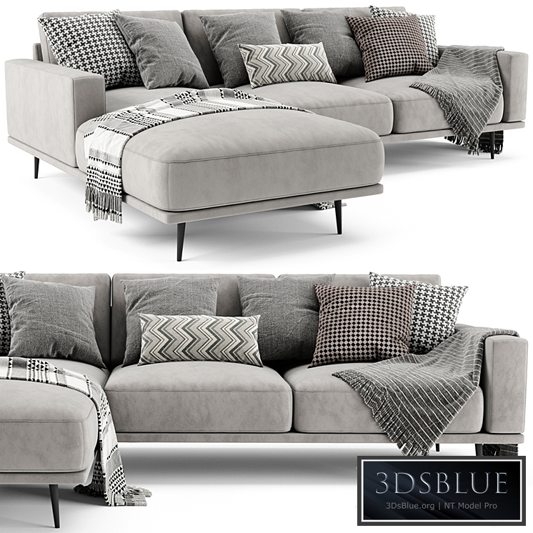 BoConcept Carlton Chaise Longue Sofa