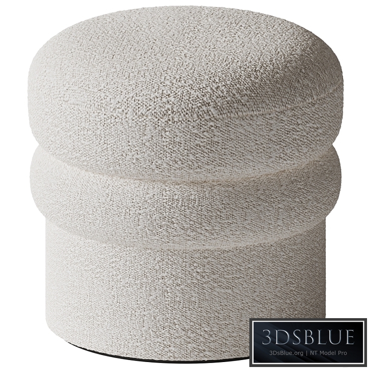 Interiortonic - Boucle Avina Ottoman