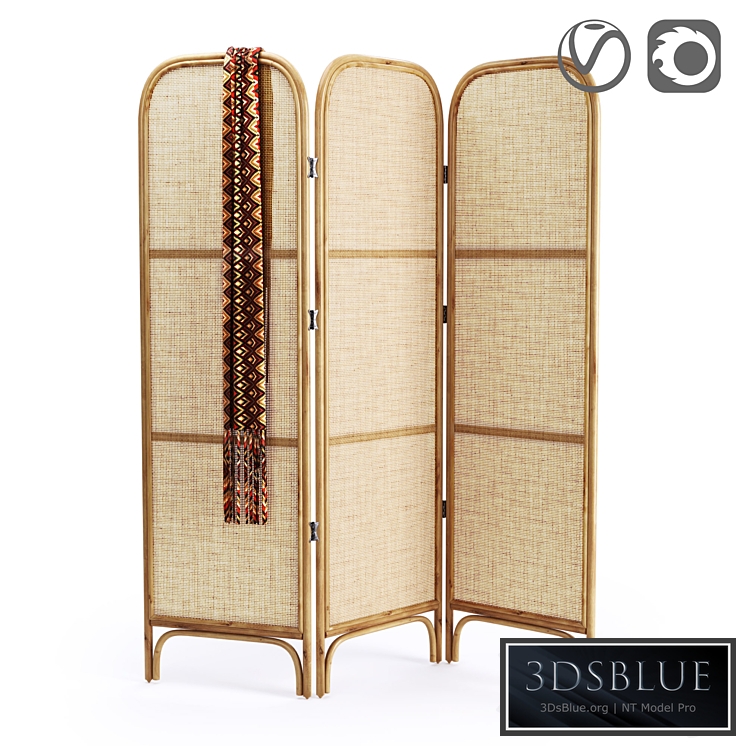 Rattan and wicker screen, Masaya