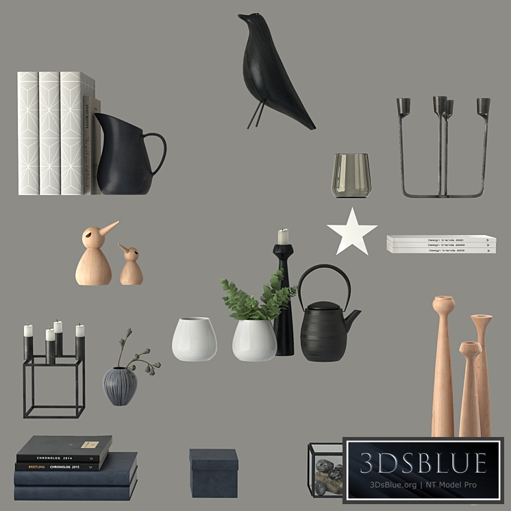 Decor Set Shelves Five