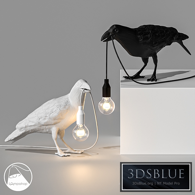 LampsShop.ru NL5085 Table Lamp Сrow