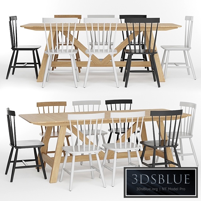 Buondi table and JIMI chairs