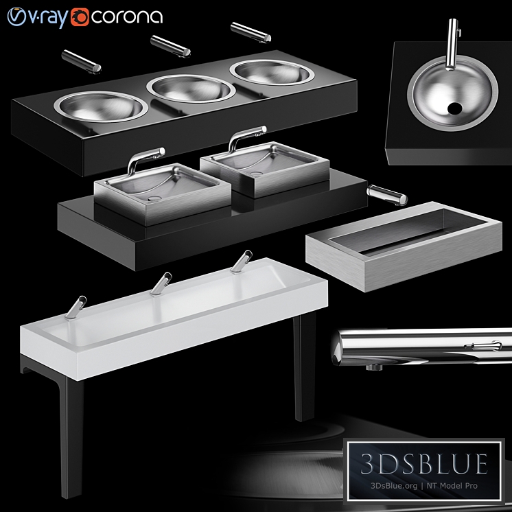 DELABIE public washbasins