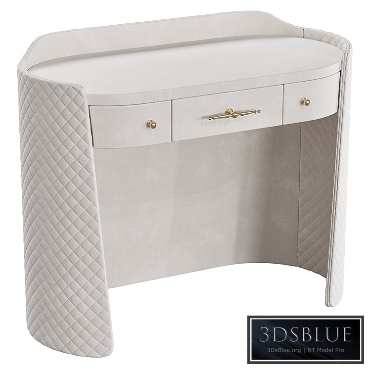 Palladium dressing table with drawers