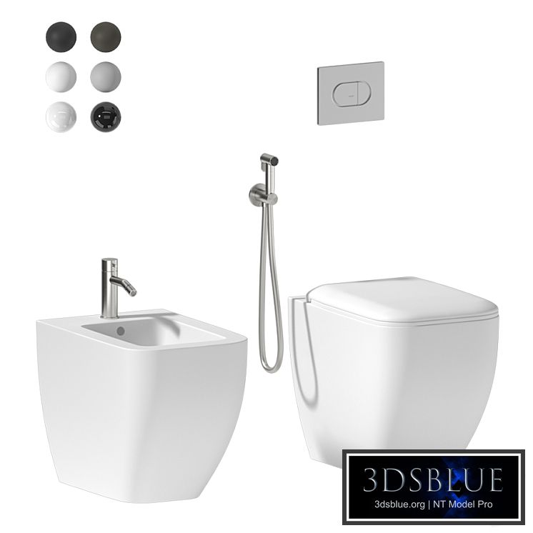 Cielo Shui Comfort Back to wall WC / Bidet