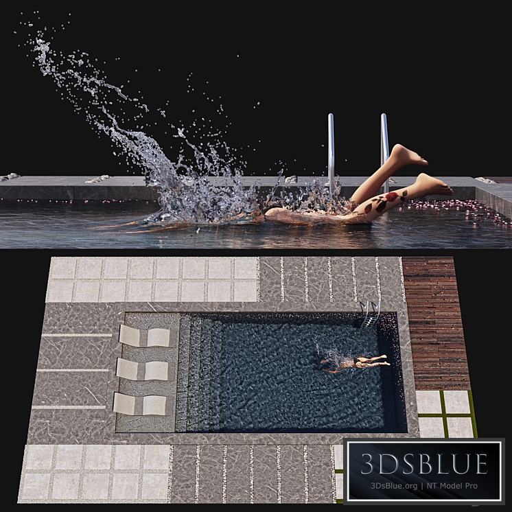 Swimming pool diving