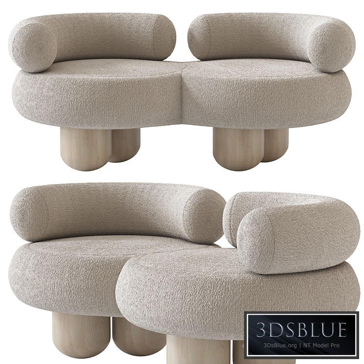 Siamese Sofa by Pietro Franceschini