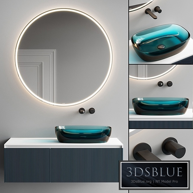 Antonio Lupi Design Binario 03 Vanity Unit Set 5