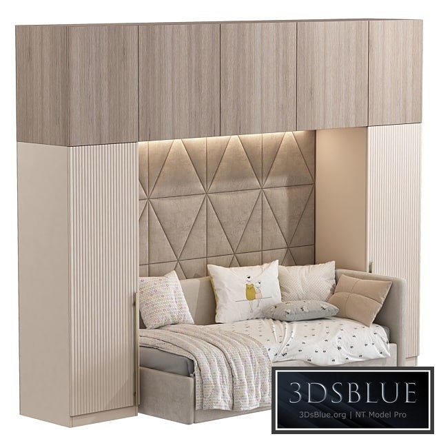 Upholstered sofa bed