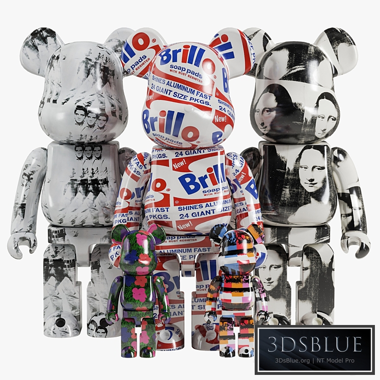Bearbrick / Andy Warhol