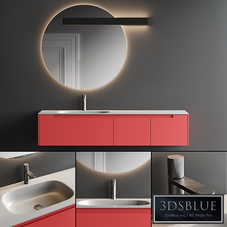 Antonio Lupi Design Orma Vanity Unit Set 1