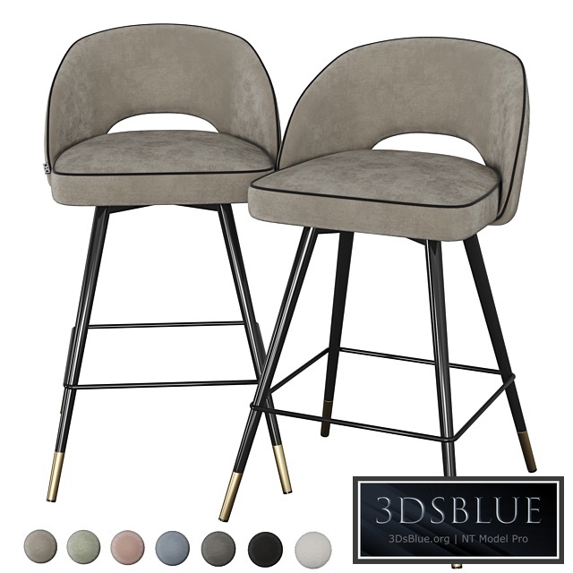 Eichholtz Cliff semi-bar chair