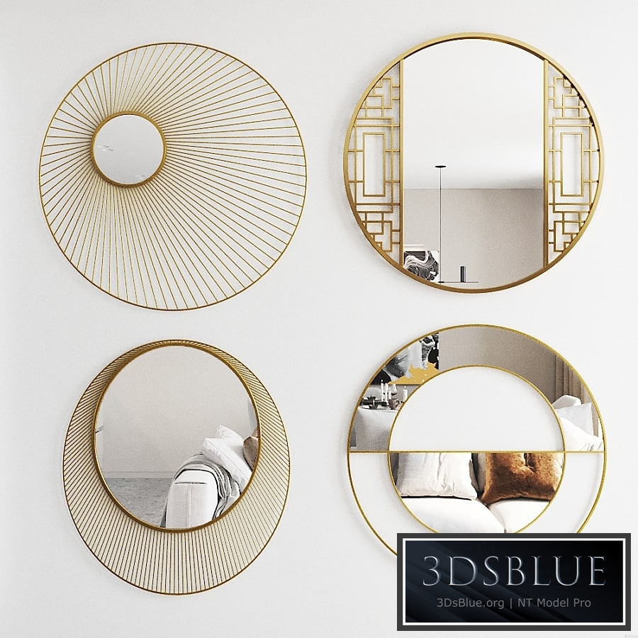 Sakurata Sakura Shan Aurora Mirrors Set