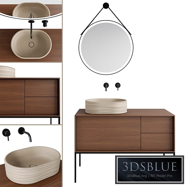 Sink Sabbia and cabinet Atollo Kerama Marazzi