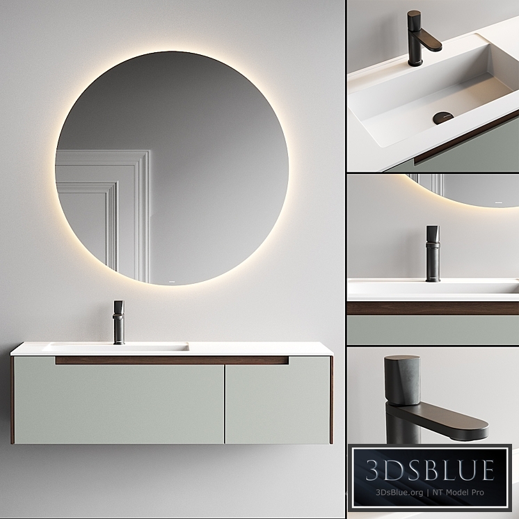 Antonio Lupi Design Orma Vanity Unit Set 2