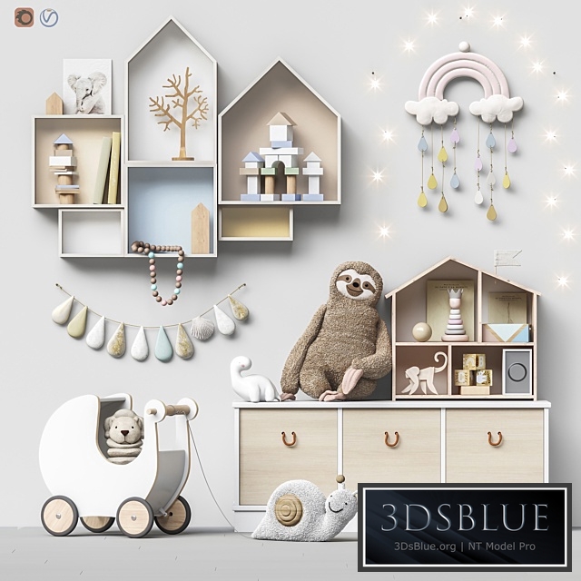 Toys and furniture set 95