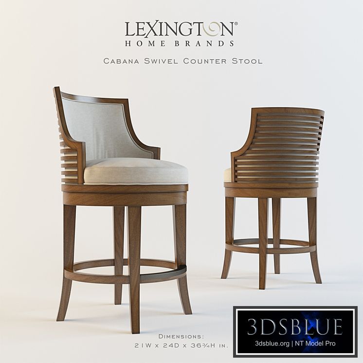 Lexington_Cabana Swivel Counter Stool