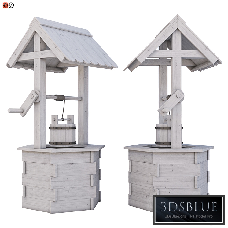 Ornamental garden well 04