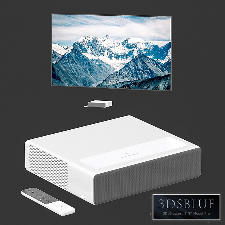 XIAOMI projector with projection screen