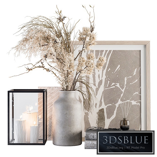 Decorative Set with Bouquet - Set 62