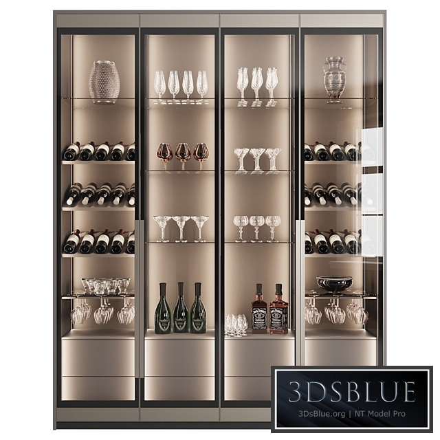 Сupboard with dishes My Design №16