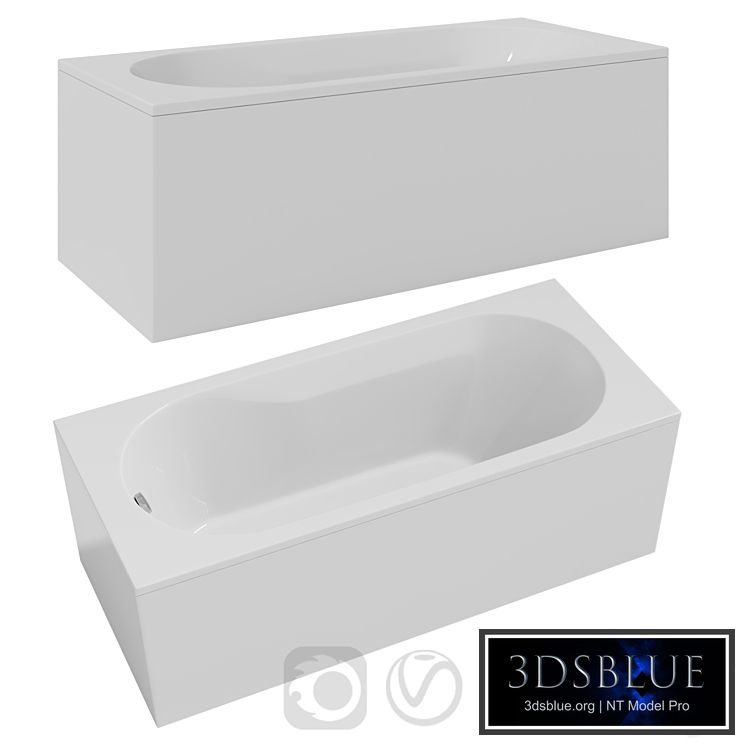 Acrylic bathtub Pool Spa Lena 170x75 cm