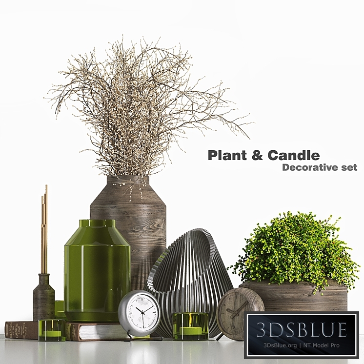 pant _ & _ candle_Decorative_set