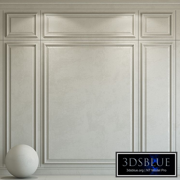 Decorative plaster with molding 166