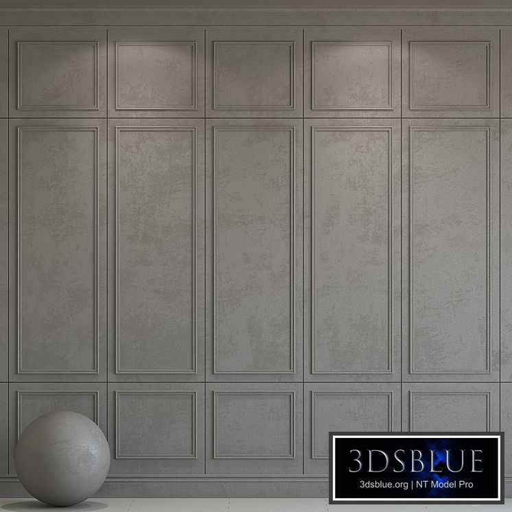 Decorative plaster with molding 167