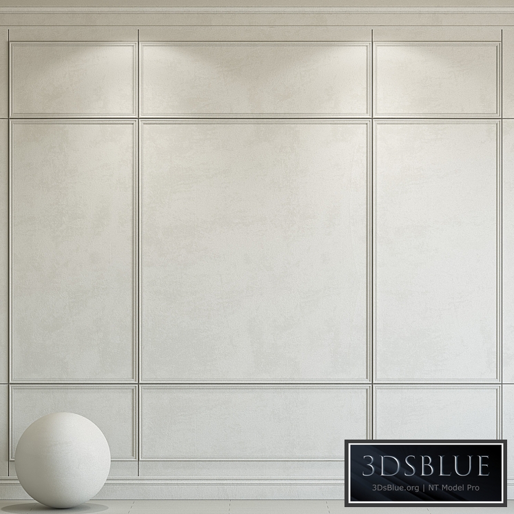 Decorative plaster with molding 168