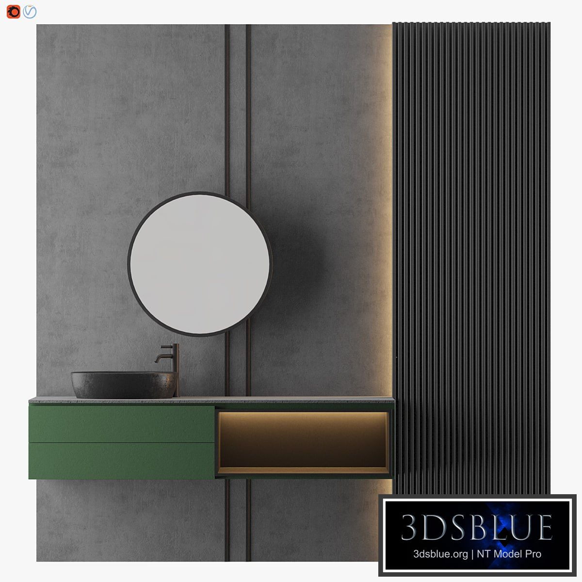 MODERN - Gray Bathroom_11