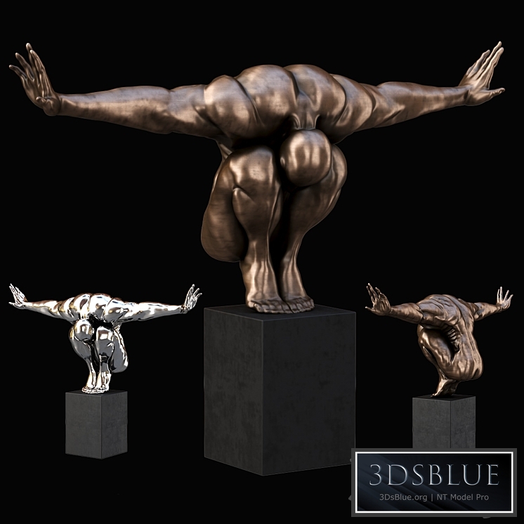 Decorative sculpture Athlete