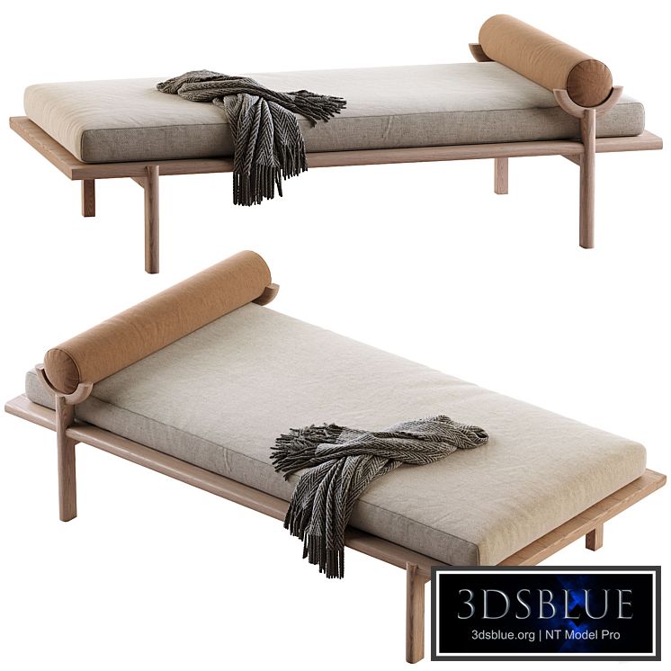 Walnut Crescent Lounge by Vonnegut Kraft