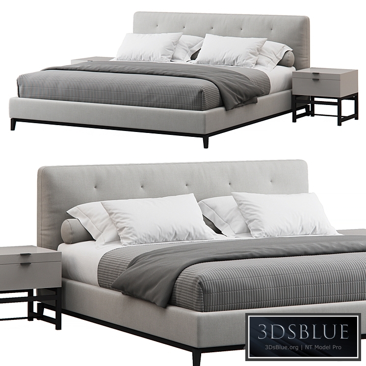 Andersen Quilt Bed by Minotti