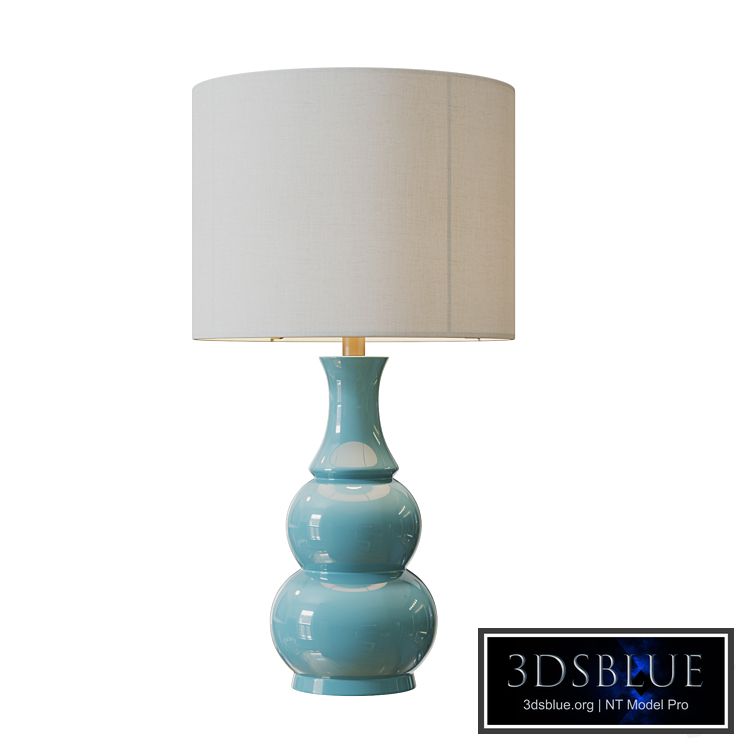 Decor Therapy Harper Aqua Ceramic