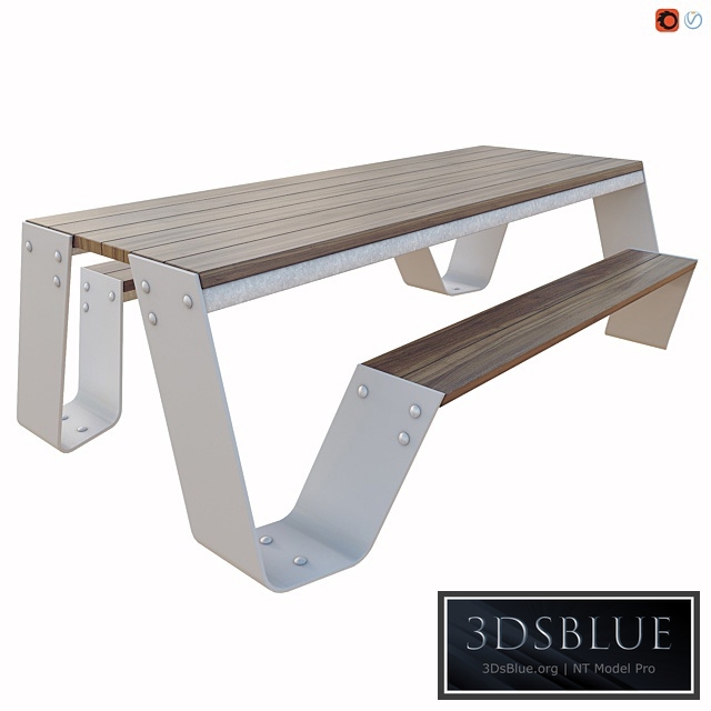 Hopper Picnic Table by Extremis