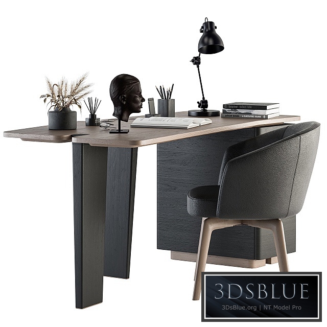 Minotti Jacob Writing Desk - Office Set 156