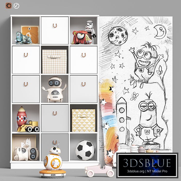 Toys and furniture set 98