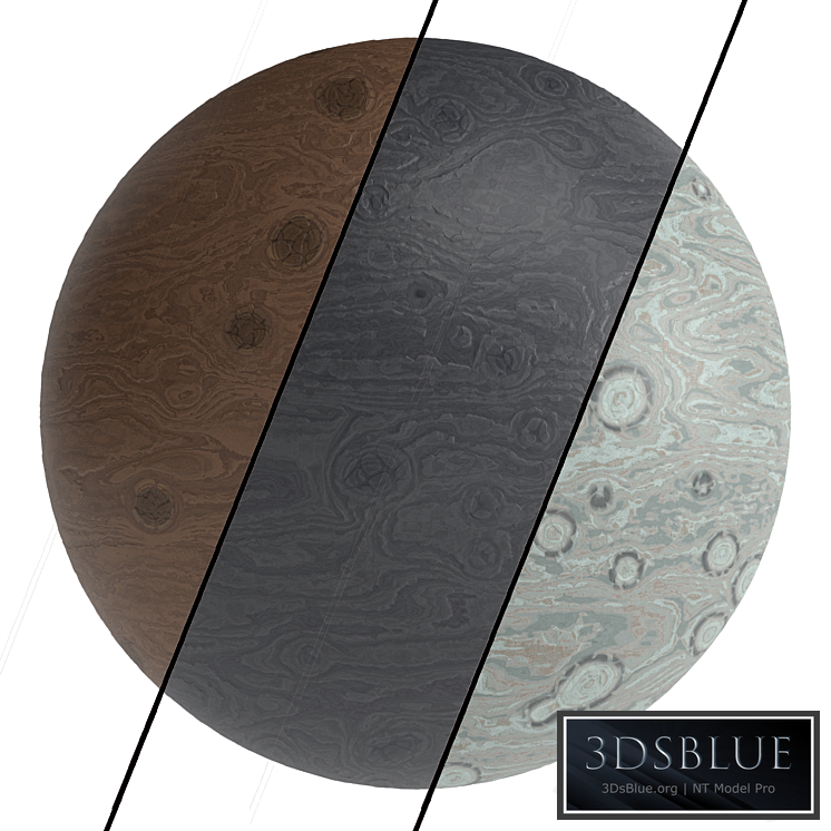 3 Wood Materials PBR 4k