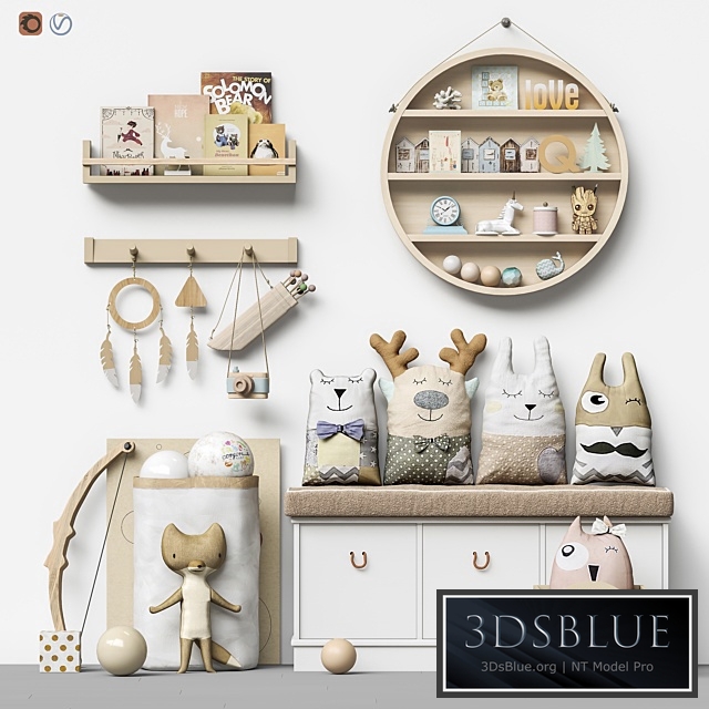Toys and furniture set 99