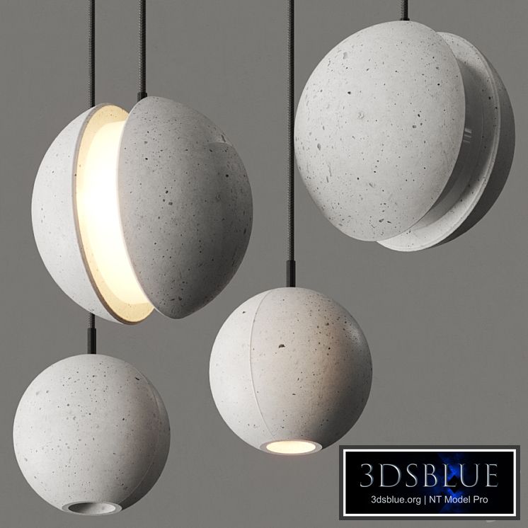 Lampatron Paldis / Bentu Moon Pendant Lamps