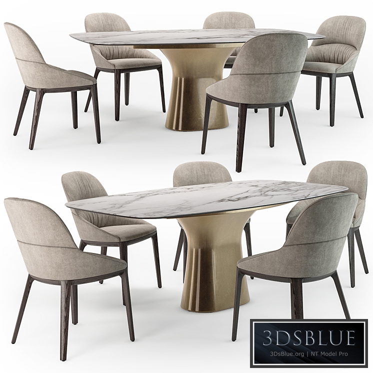 Bontempi Podium table Queen chair