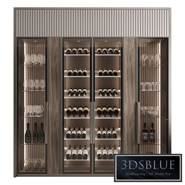 Сupboard with dishes My Design №17