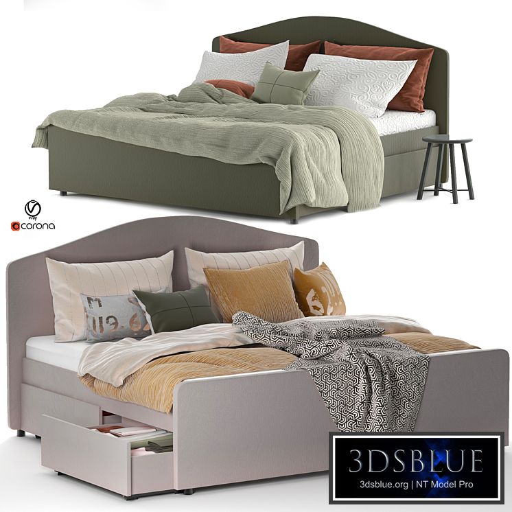 Ikea Hauga Bed Queen set 31