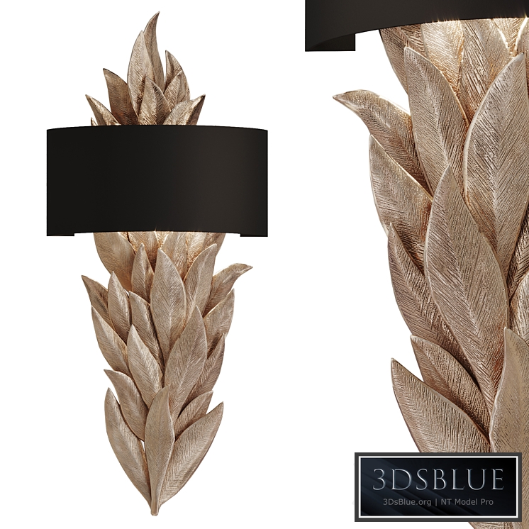 Leaf shaped wall lamp EVO S
