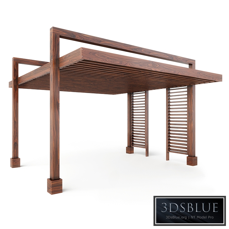 The LA Modern Pergola (Forever Redwood)