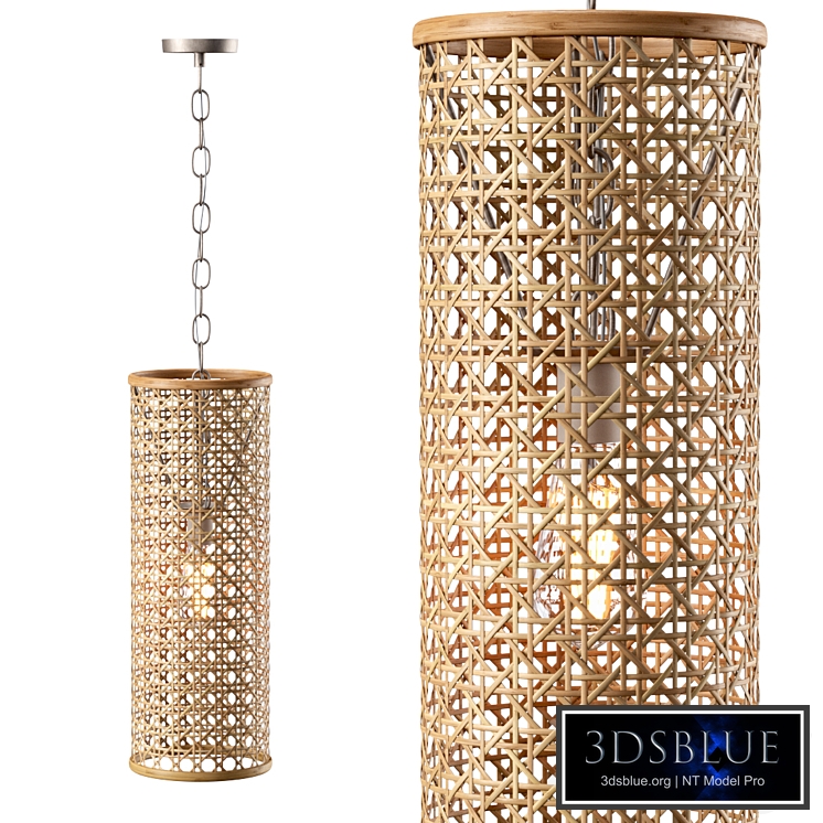 Viliam hanging rattan lamp VR26 / Rattan pendant lamp