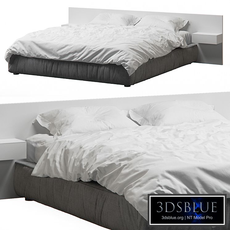 Loft Bed With Wood Headboard